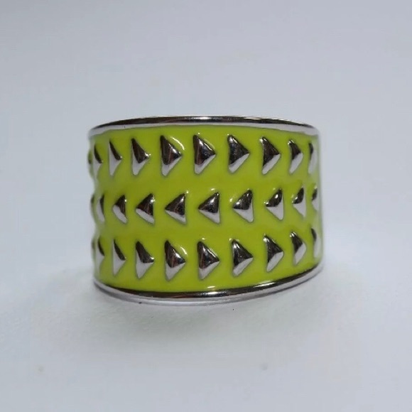 Lia Sophia Jewelry - Lia Sophia Silver and Lime Green Ring
